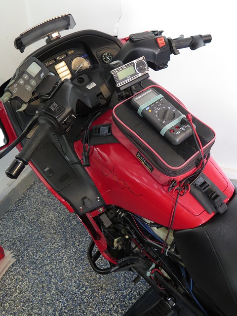 Test ride with Fluke 87 Multimeter.